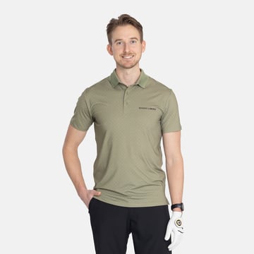 Tech Micro Argyle AOP Grün Schwarz Bogeys & Birdies