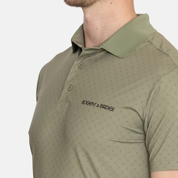 Tech Micro Argyle AOP Grün Schwarz Bogeys & Birdies