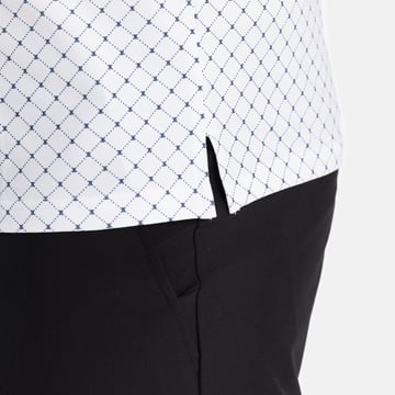 Tech Micro Argyle AOP Blanche Bleu Bogeys & Birdies