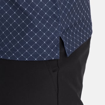 Tech Micro Argyle AOP Bleu Blanche Bogeys & Birdies