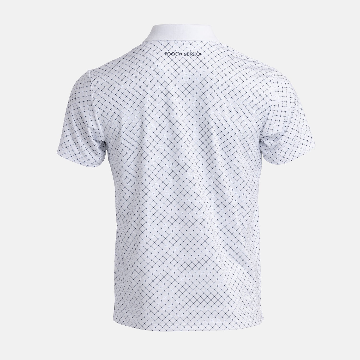 Tech Micro Argyle AOP Weiß Blau Bogeys & Birdies Tech Micro Argyle AOP Weiß Blau Bogeys & Birdies