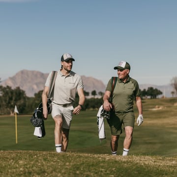 M Cotton Tech Raglan 2-Tone Grønn Bogeys & Birdies