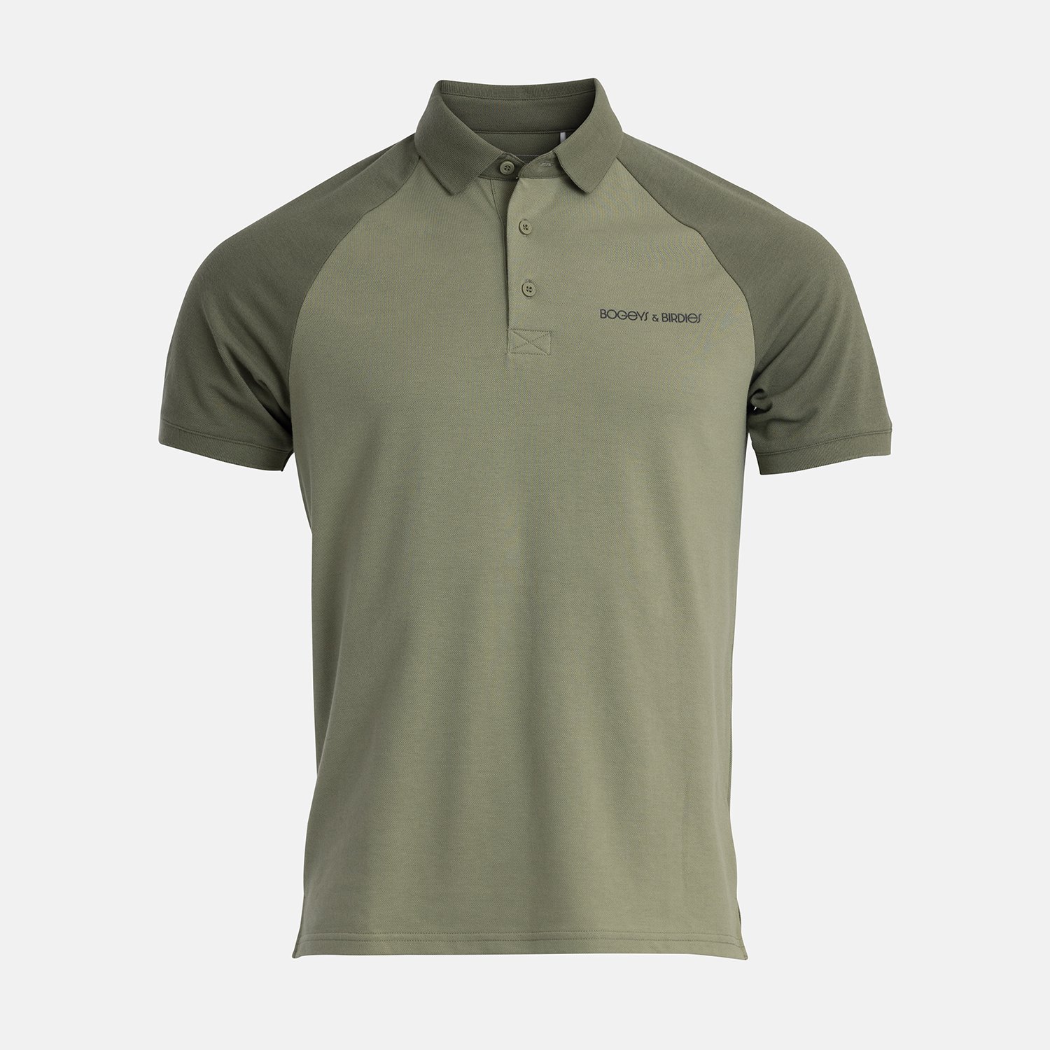 M Cotton Tech Raglan 2-Tone Grön