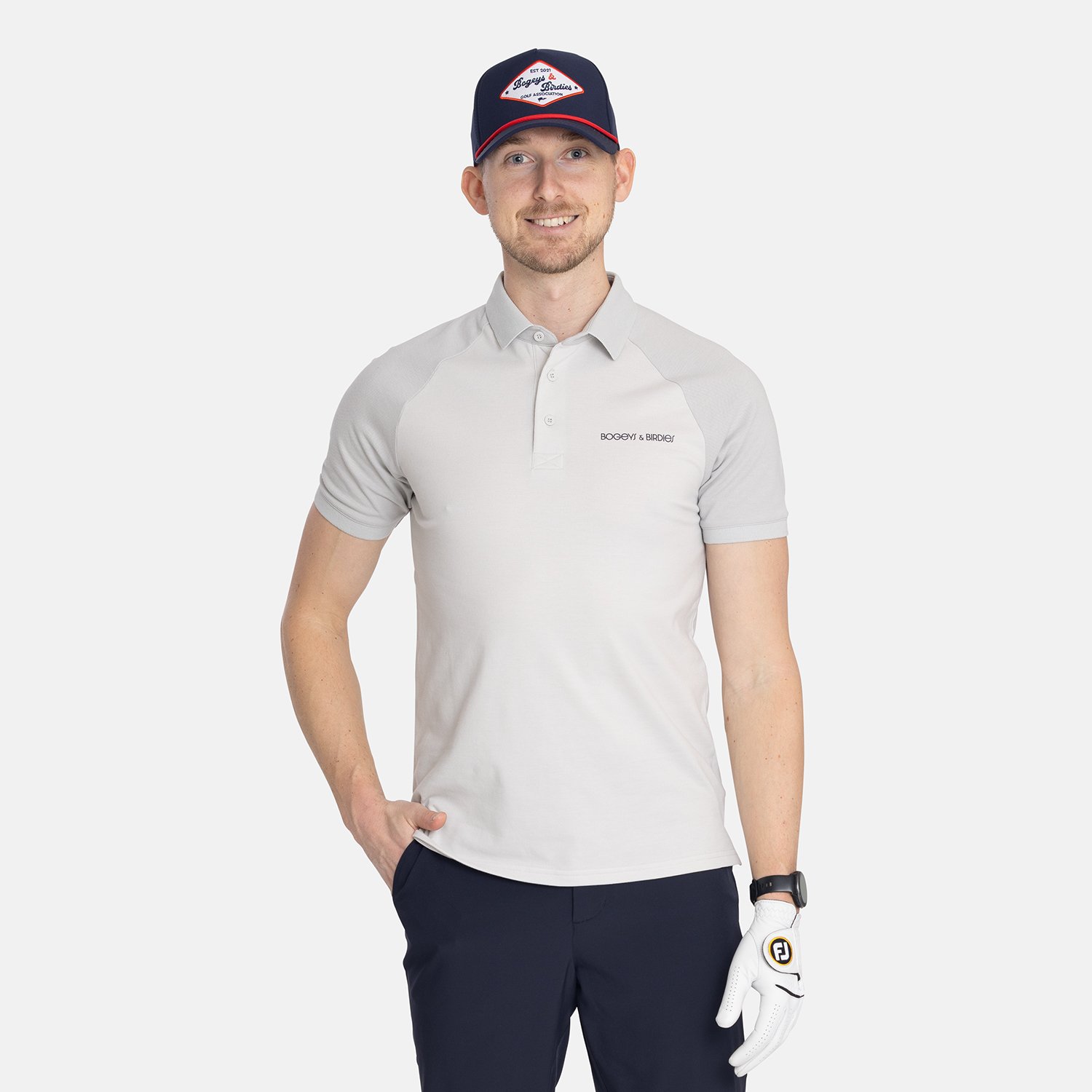 M Cotton Tech Raglan 2-Tone Bogeys & Birdies