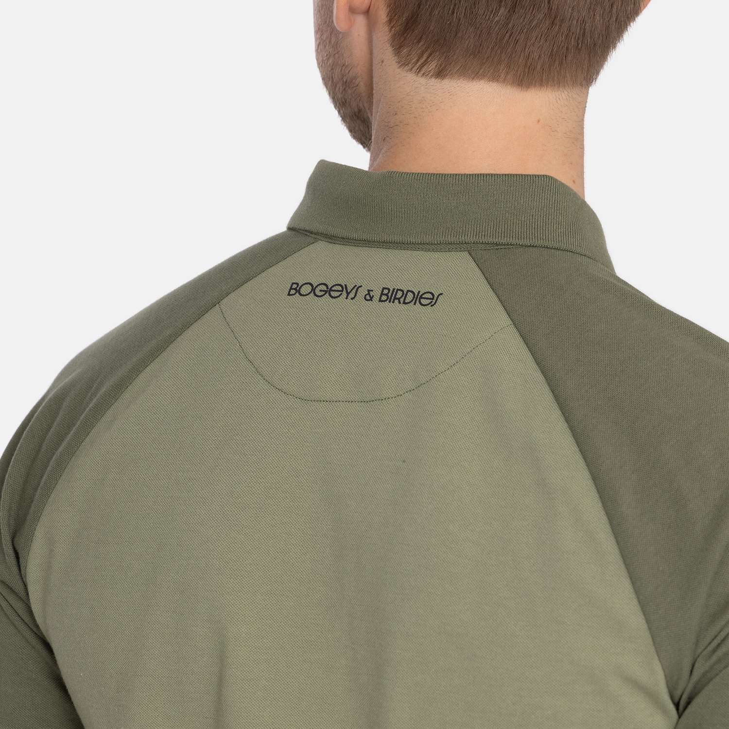 M Cotton Tech Raglan 2-Tone Grön Bogeys & Birdies