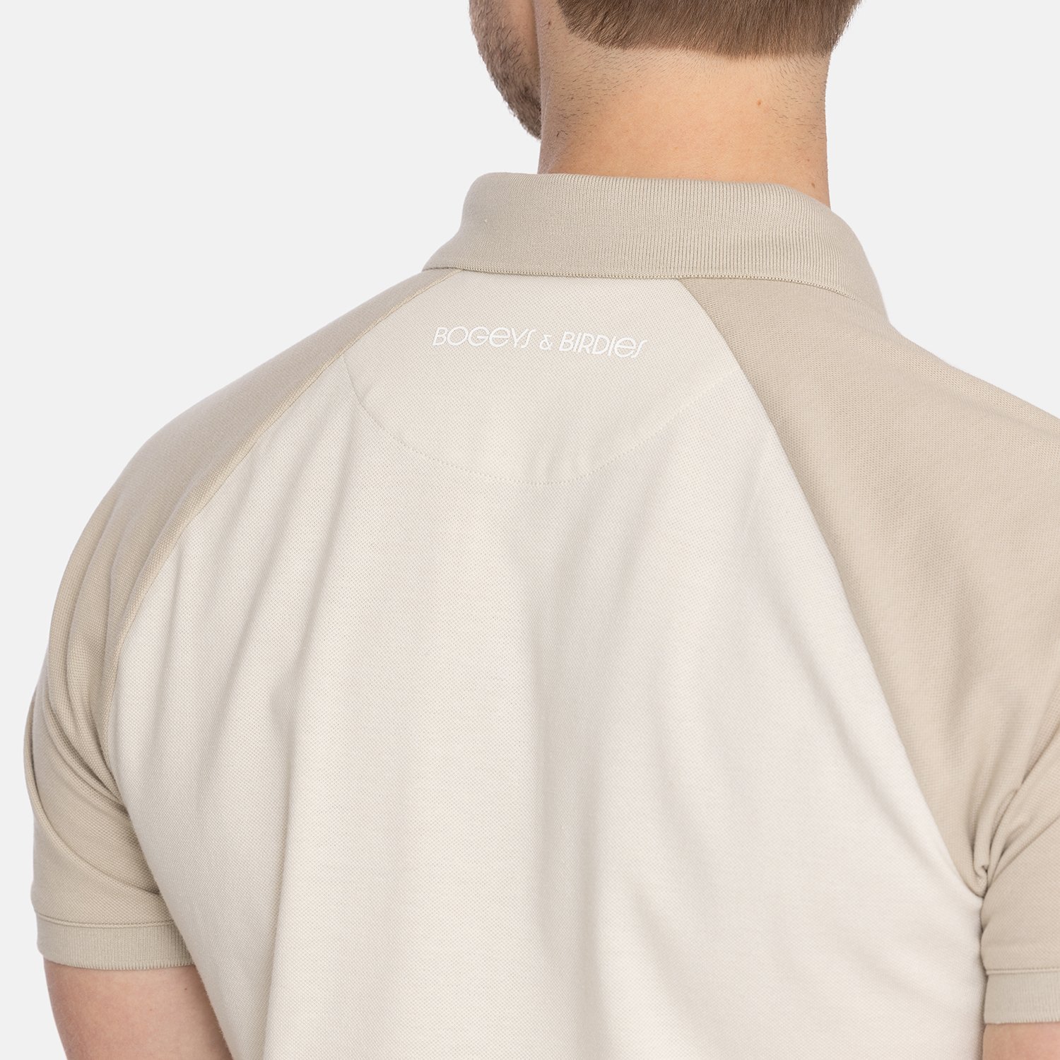 M Cotton Tech Raglan 2-Tone Beige Bogeys & Birdies