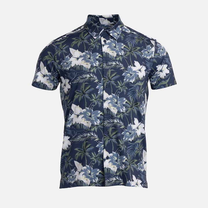 Tech TM Shirt Flowerprint Bogeys & Birdies
