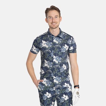 Tech TM Shirt Flowerprint Bogeys & Birdies