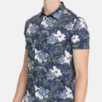 Tech TM Shirt Flowerprint Bogeys & Birdies