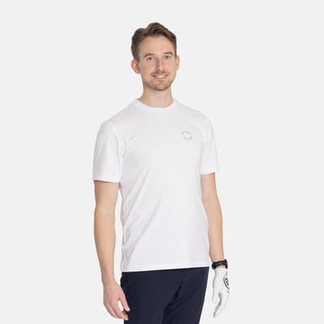 M Tech Tee White Bogeys & Birdies