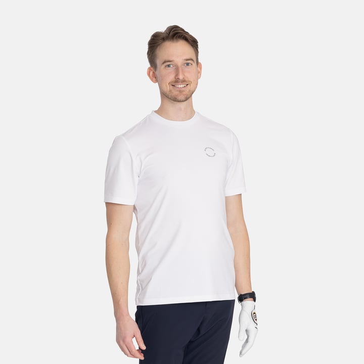 M Tech Tee White Bogeys & Birdies