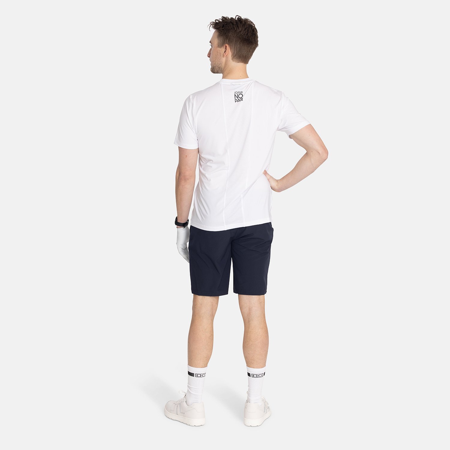 M Tech Tee White Bogeys & Birdies