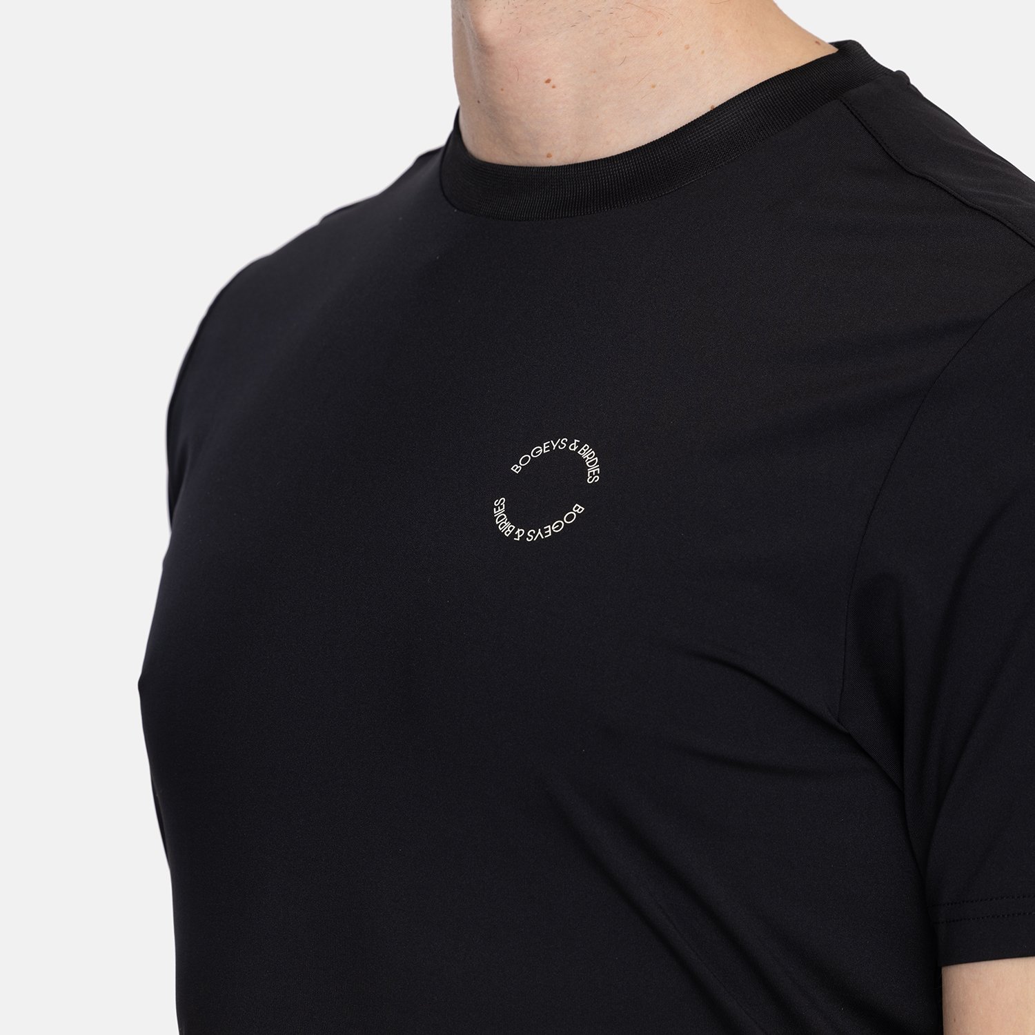 M Tech Tee Black Bogeys & Birdies