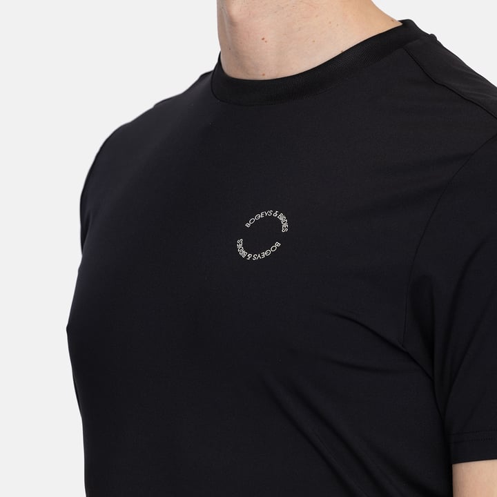 M Tech Tee Black Bogeys & Birdies