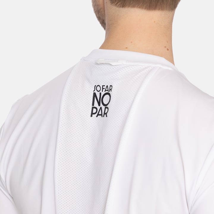 M Tech Tee White Bogeys & Birdies