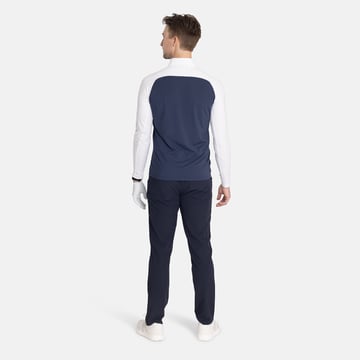 M Light Mid Layer LS Vit Blå Bogeys & Birdies