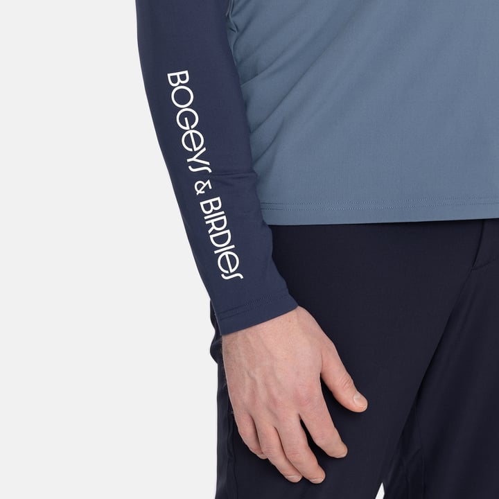 M Light Mid Layer LS Blå Bogeys & Birdies