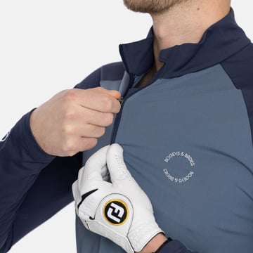 M Light Mid Layer LS Blå Bogeys & Birdies