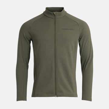 M Mid Layer Waffle Full-Zip Grön Bogeys & Birdies