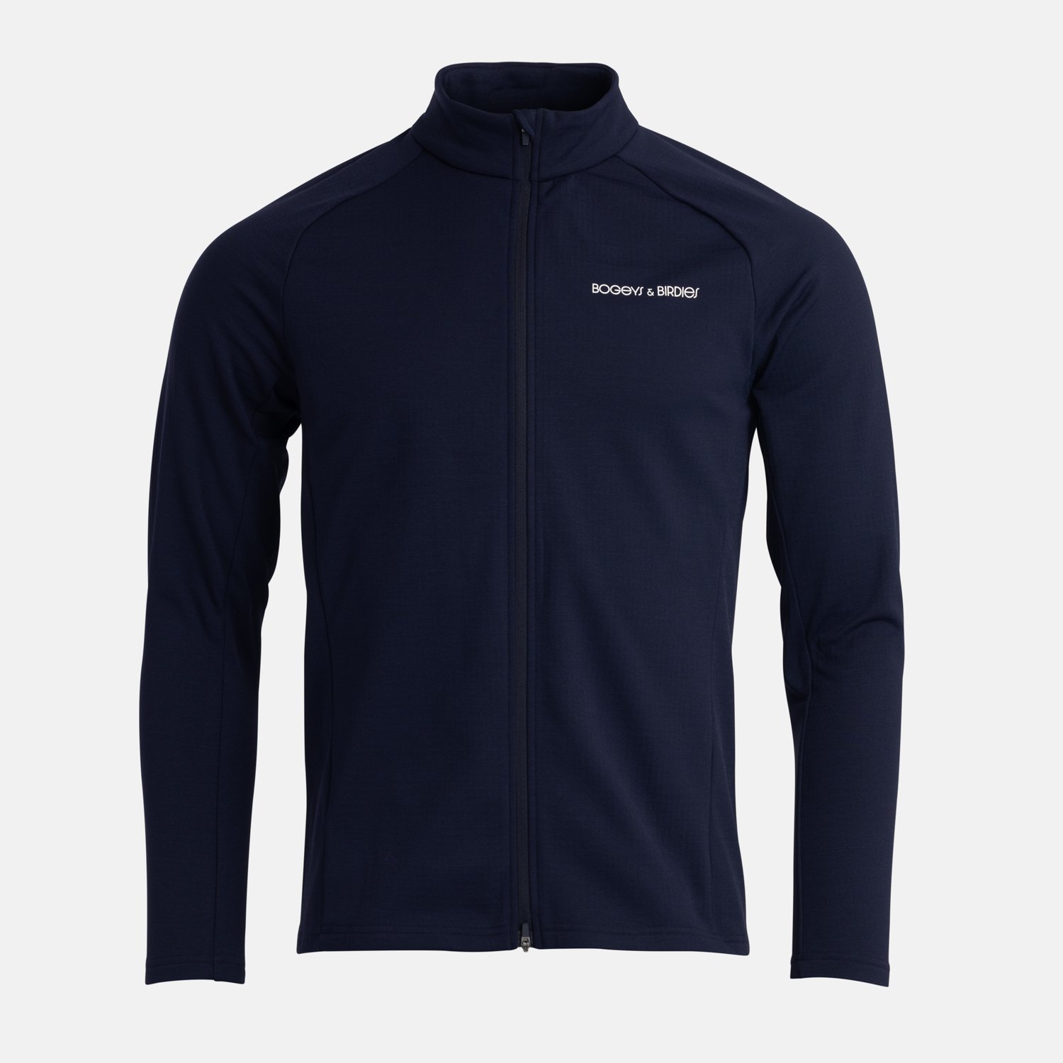 M Mid Layer Waffle Full-Zip Blå