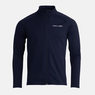 M Mid Layer Waffle Full-Zip Blå Bogeys & Birdies
