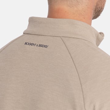 M Mid Layer Waffle Full-Zip Beige Bogeys & Birdies