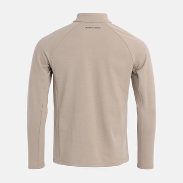 M Mid Layer Waffle Full-Zip Beige Bogeys & Birdies