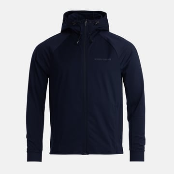 M Hybrid Raglan Hood Jacket Blå Bogeys & Birdies