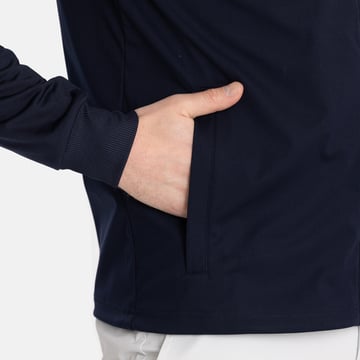 M Hybrid Raglan Hood Jacket Blå Bogeys & Birdies