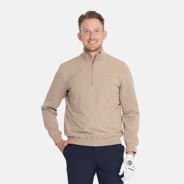 M Knitted Windbreaker Beige Bogeys & Birdies