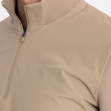 M Knitted Windbreaker Beige Bogeys & Birdies