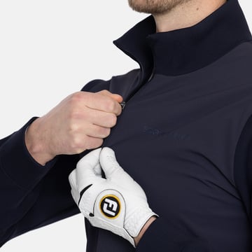 M Knitted Windbreaker Blå Bogeys & Birdies