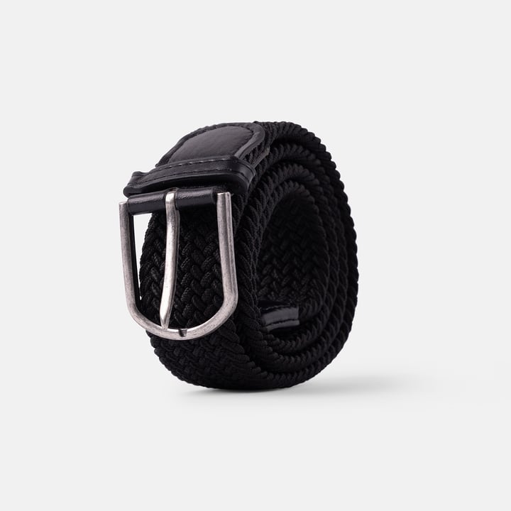 Braided Belt Elastic Svart Bogeys & Birdies