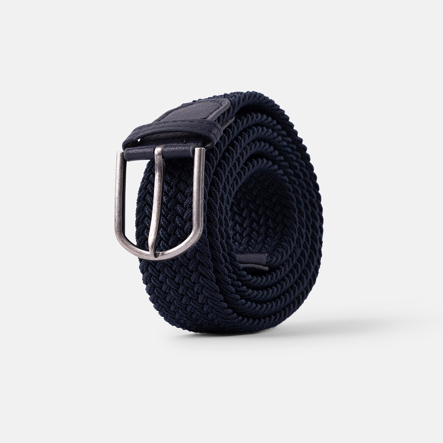 Braided Belt Elastic Blau