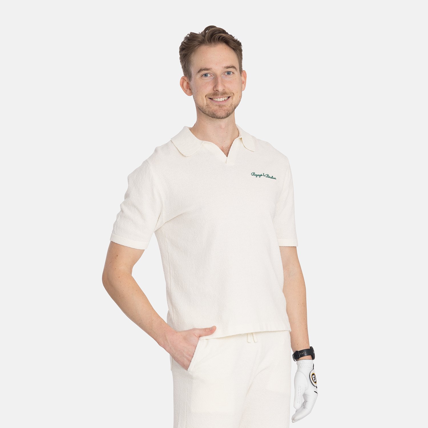 M Resort Shirt Beige Bogeys & Birdies