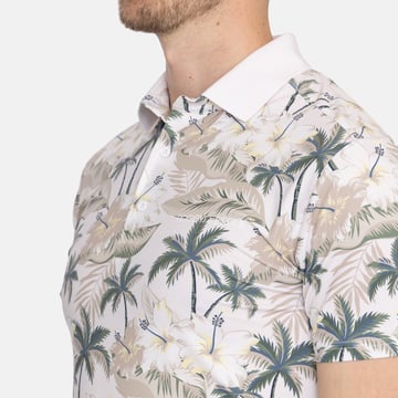 M Tech Pique AOP Flowerprint Bogeys & Birdies