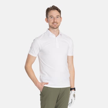 M Tech Scratch Polo Hvit Bogeys & Birdies