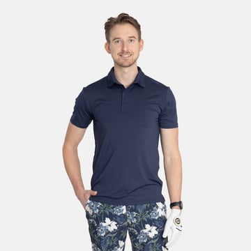 M Tech Scratch Polo Blå Bogeys & Birdies