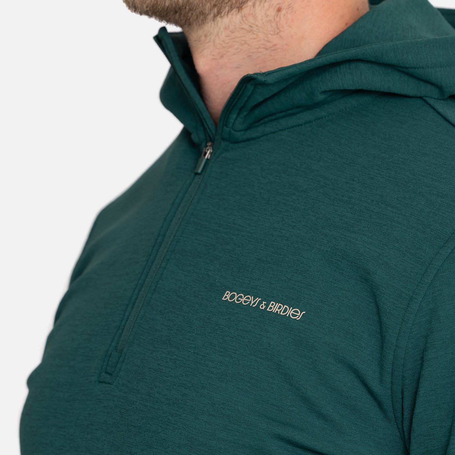 M Tech Waffle Hood Green Bogeys & Birdies