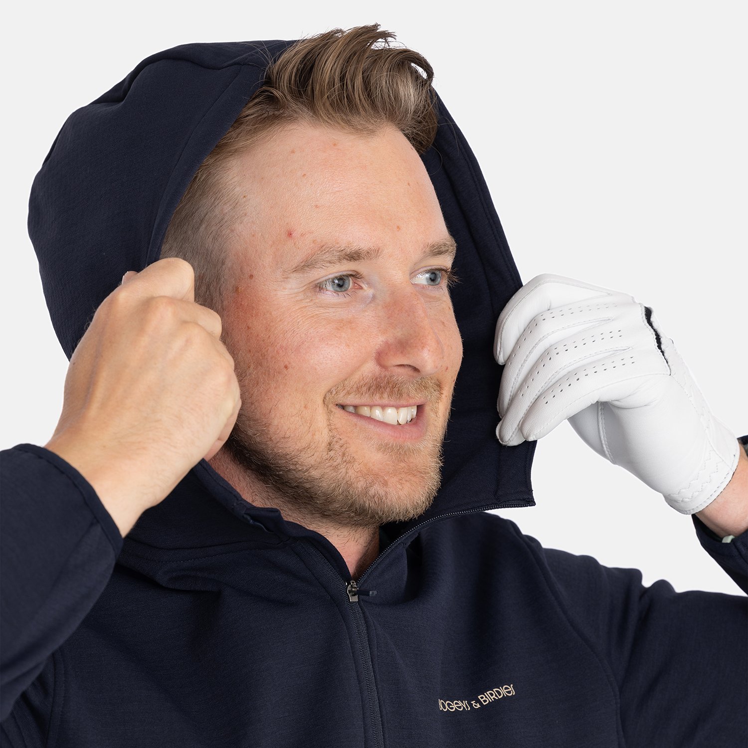 M Tech Waffle Hood Blue Bogeys & Birdies