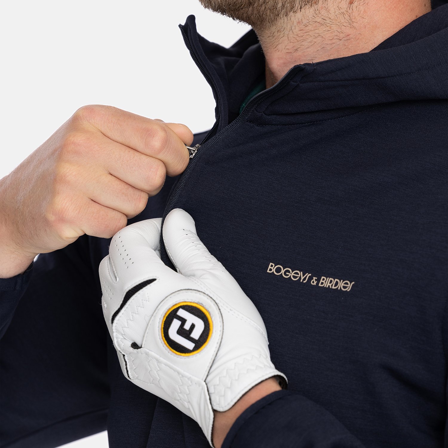 M Tech Waffle Hood Blue Bogeys & Birdies