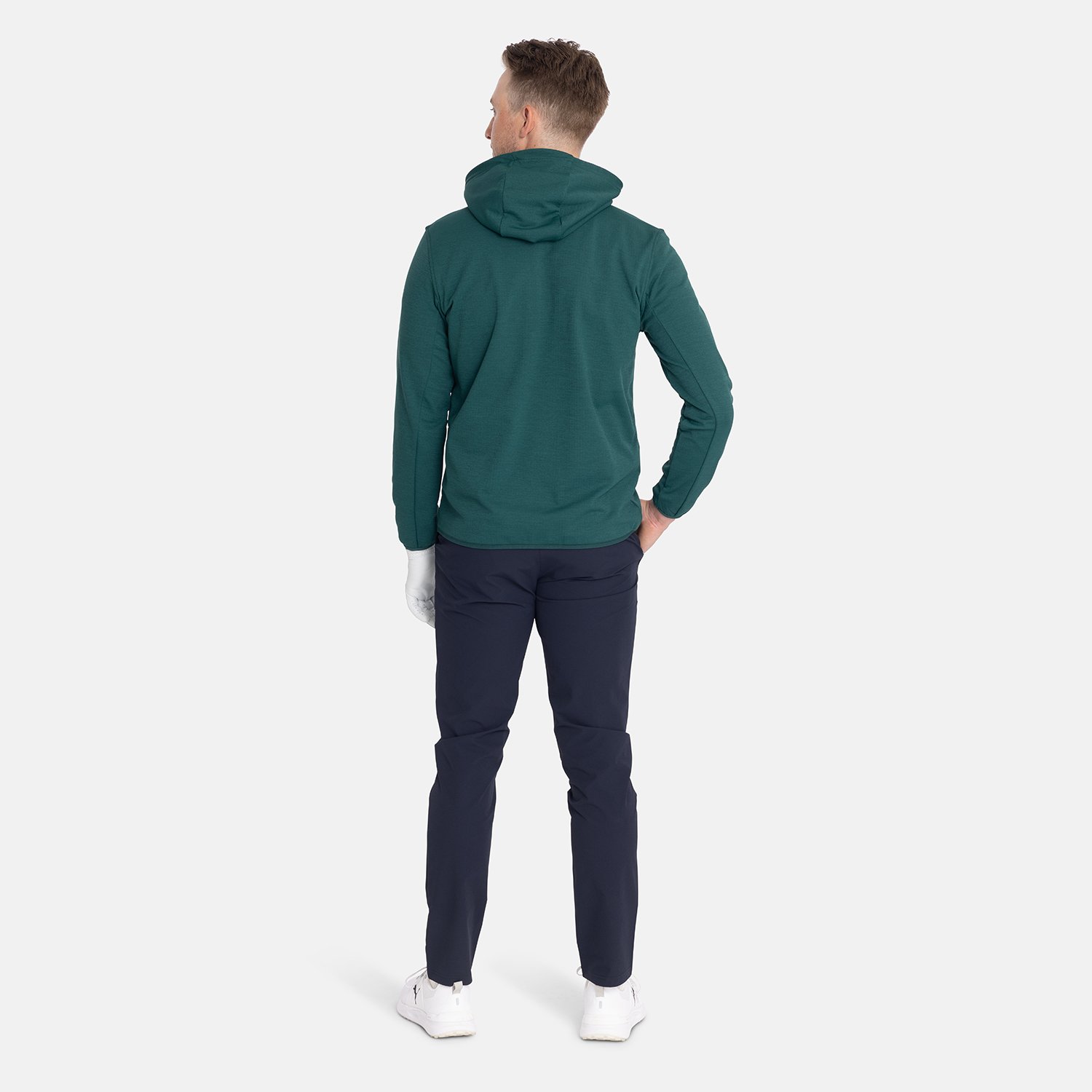 M Tech Waffle Hood Green Bogeys & Birdies