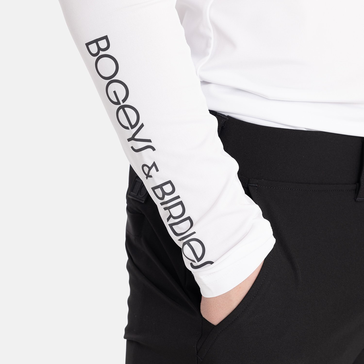 Jr First Layer LS Tee Weiß Bogeys & Birdies