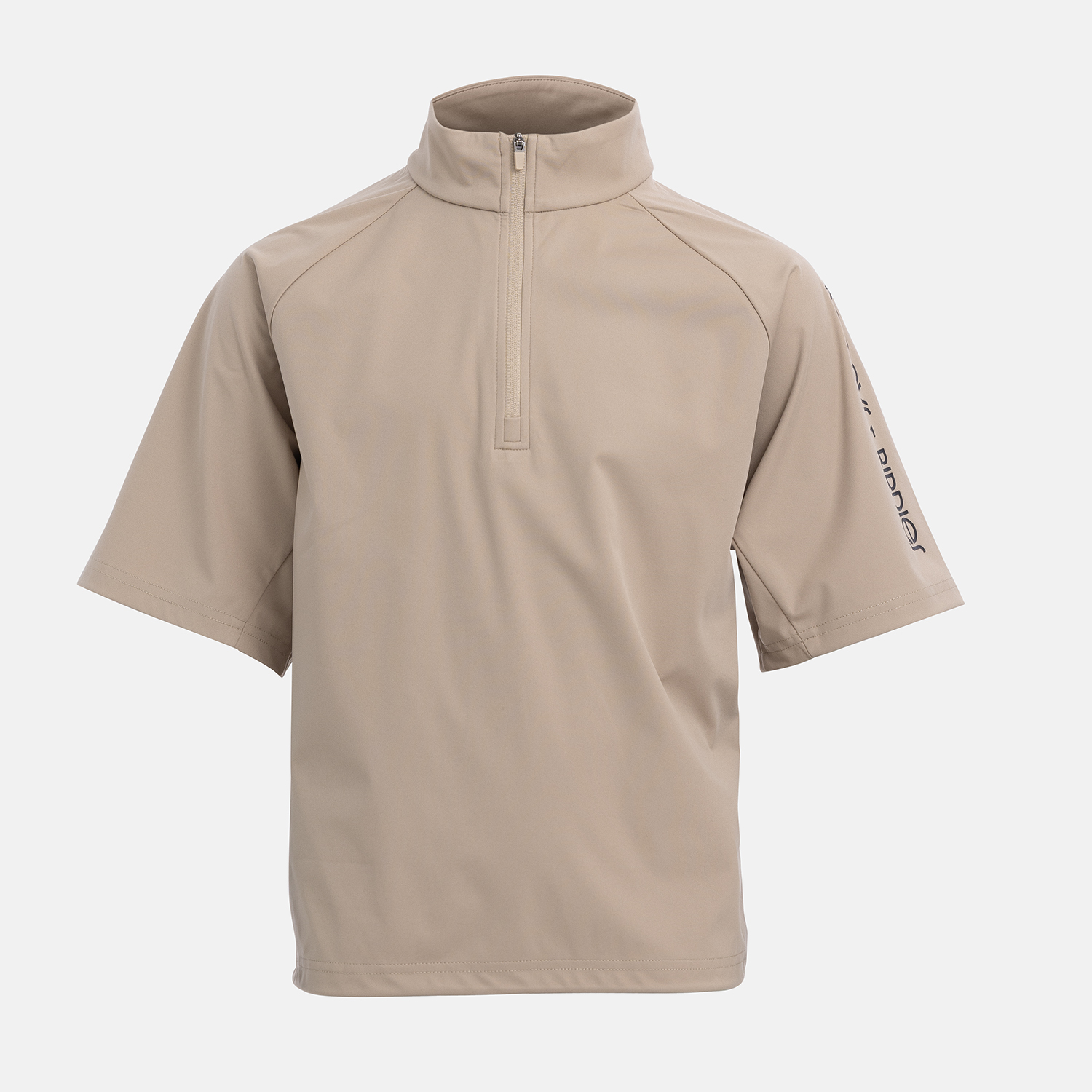 Jr Windbreaker SS 1/4 Zip Beige