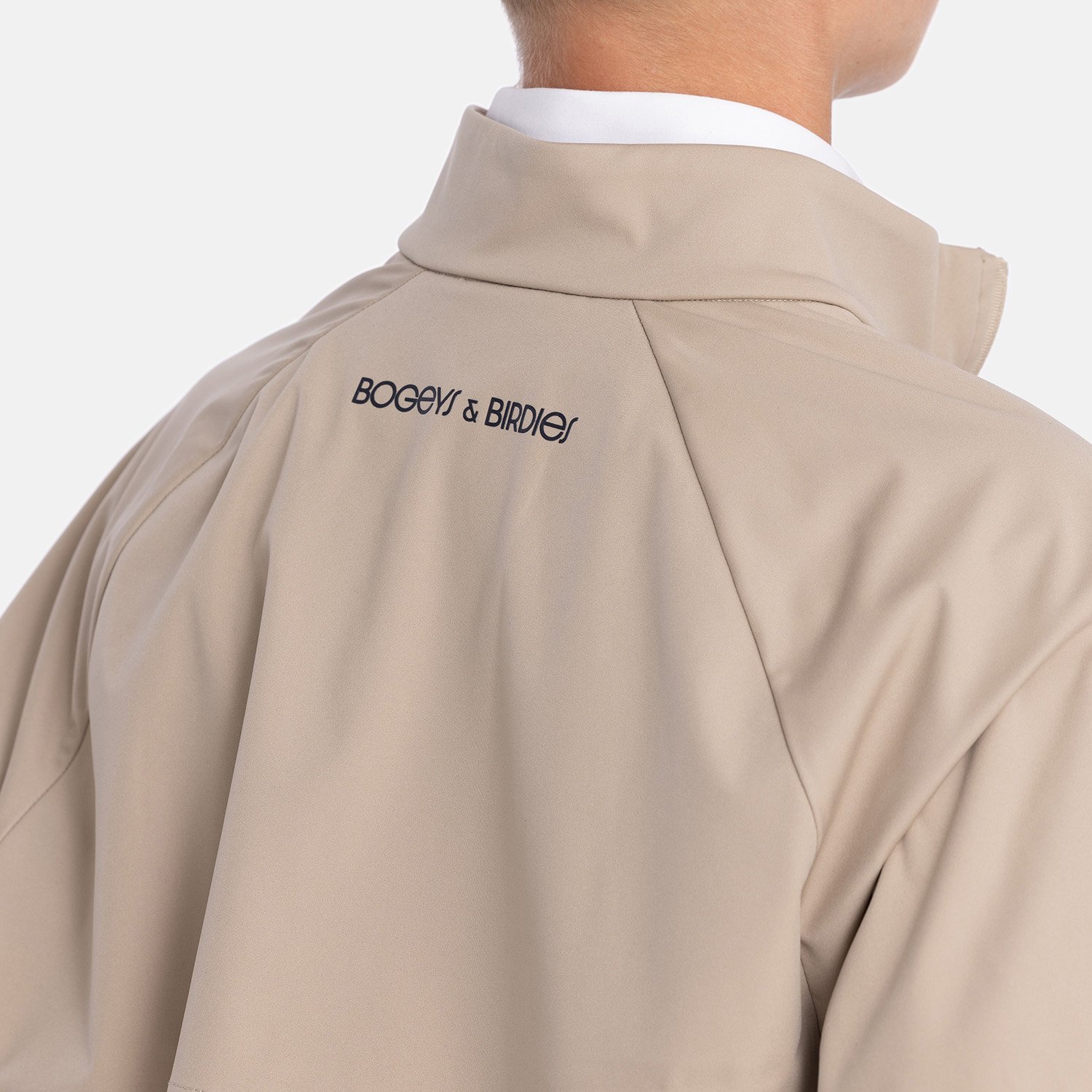 Jr Windbreaker SS 1/4 Zip Beige Bogeys & Birdies Jr Windbreaker SS 1/4 Zip Beige Bogeys & Birdies
