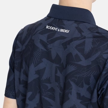 Jr Tech Pique Birdie AOP Blå Bogeys & Birdies