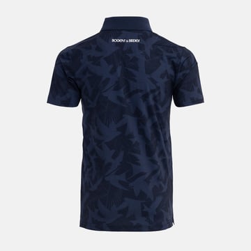 Jr Tech Pique Birdie AOP Blå Bogeys & Birdies