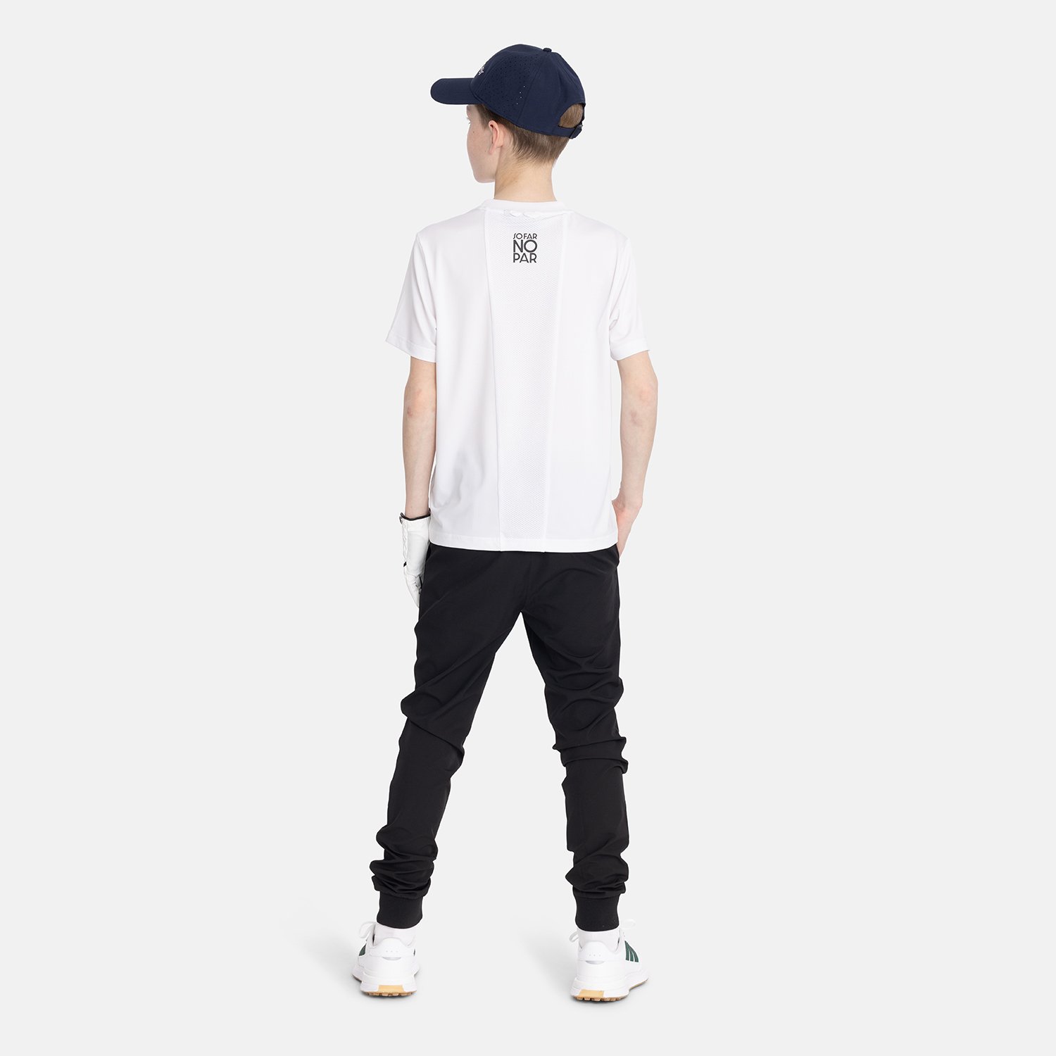 Jr Tech Tee Vit Bogeys & Birdies