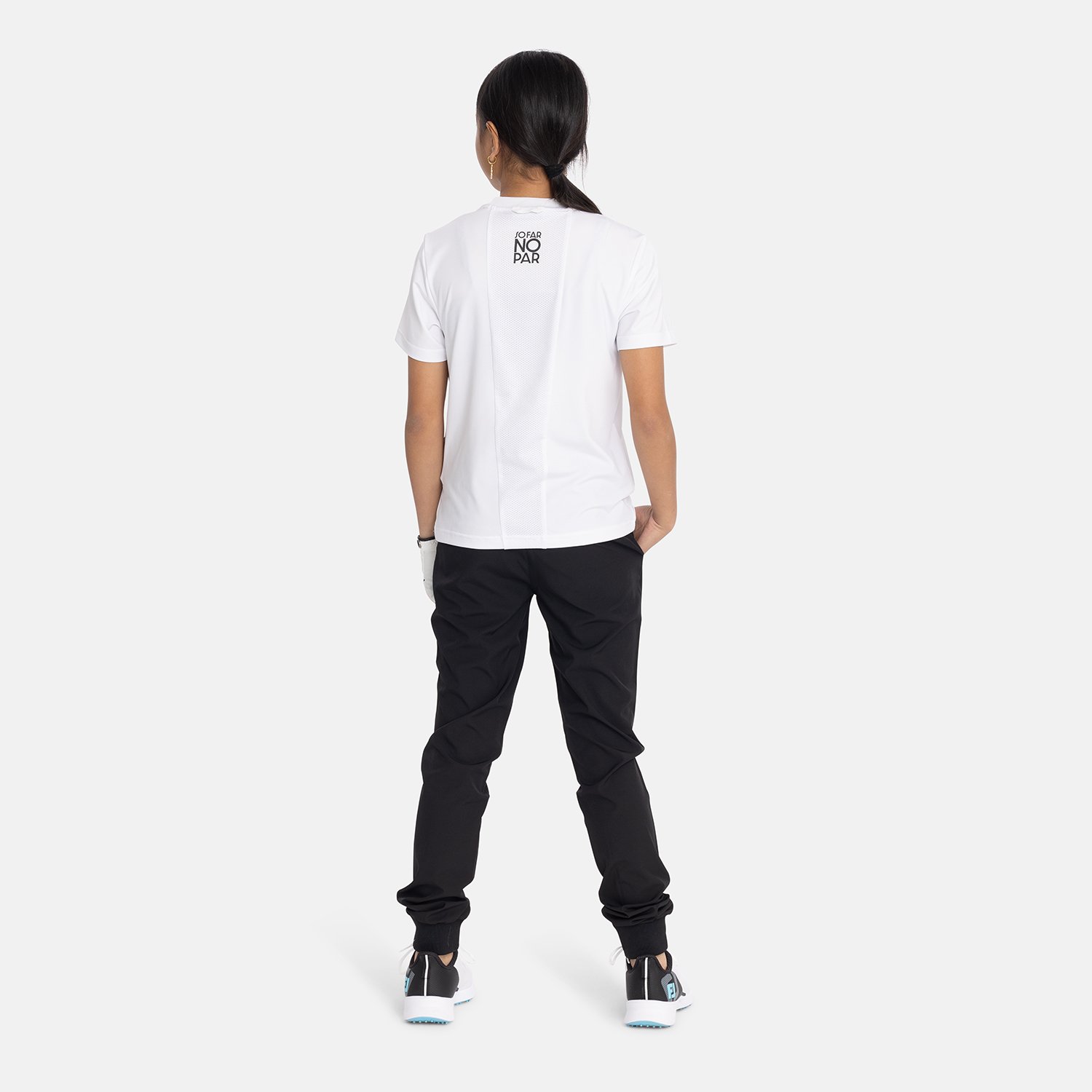 Jr Tech Tee Vit Bogeys & Birdies