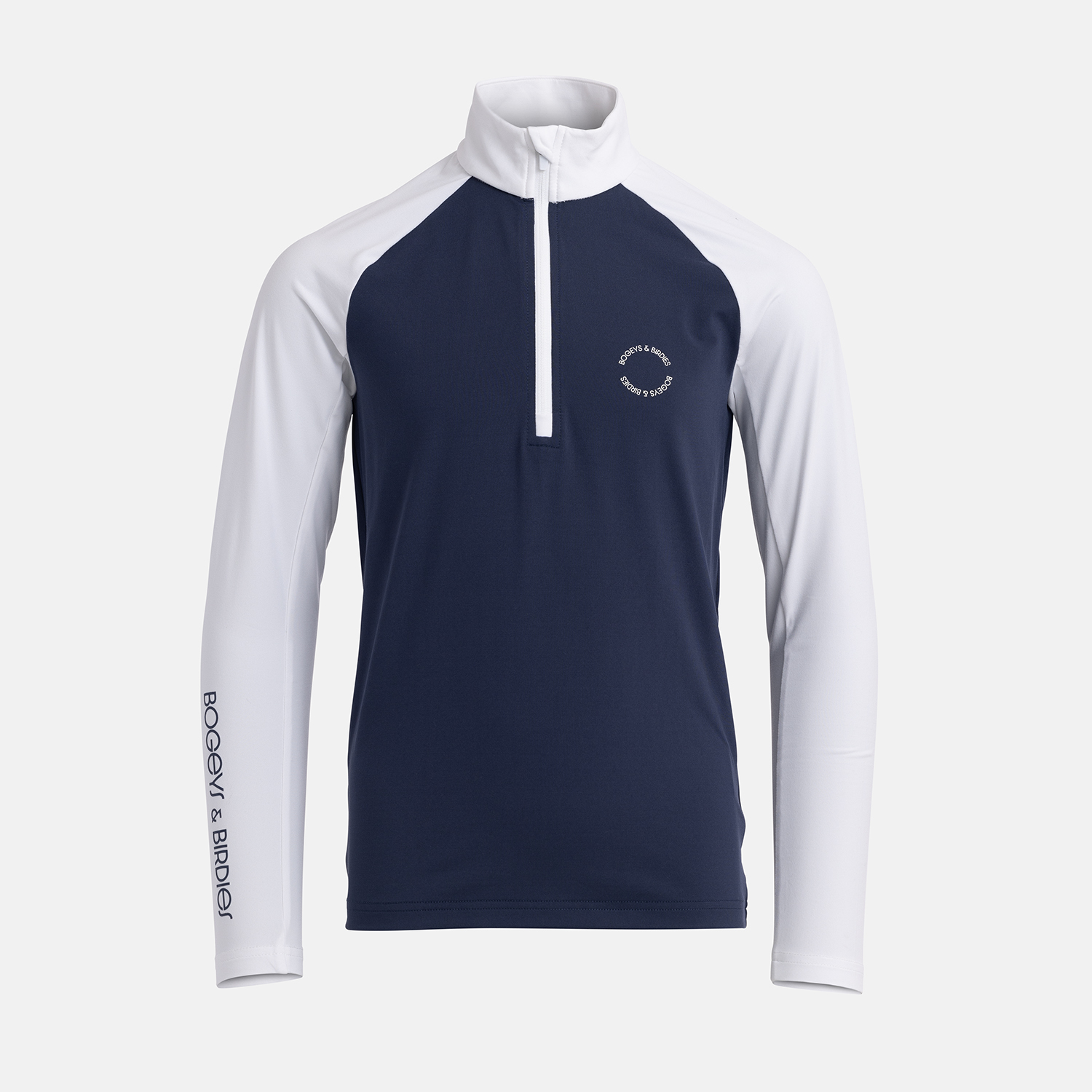Jr Light Mid Layer LS Weiß Blau